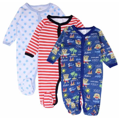 Boys Sleepsuit 3 Pieces Set