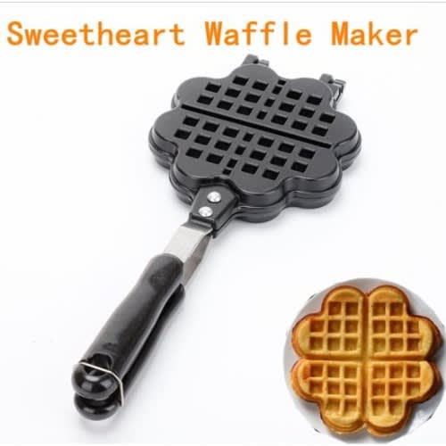 Heart-shaped Non-stick Waffles Maker - Double-sided