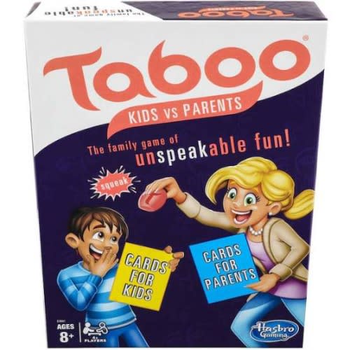 Taboo Kids Vs. Parents Family Board Game