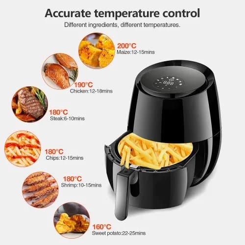 Digital Healthy Air Fryer - 4.8L - 1400W