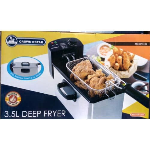 Electric Stainless Steel Deep Fryer - 3.5L - 1500W