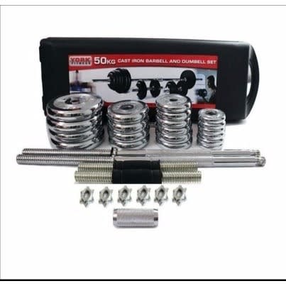 50kg Convertible Dumbbell And Barbell Set