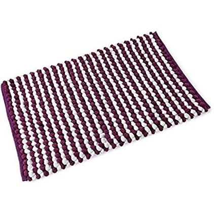 Bathroom Mat - Two Tone - Aubergine