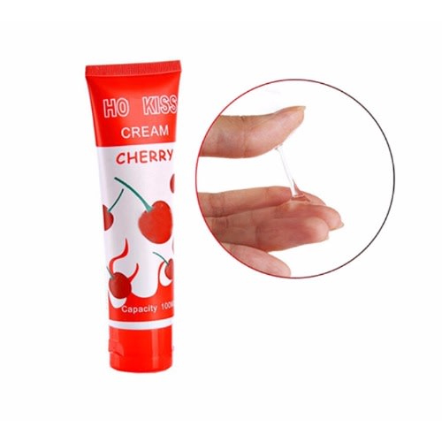 Hot Kiss Vaginal, Anal and Oral Sex Lubricant - Cherry Flavour - 100ml