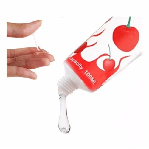 Hot Kiss Vaginal, Anal and Oral Sex Lubricant - Cherry Flavour - 100ml