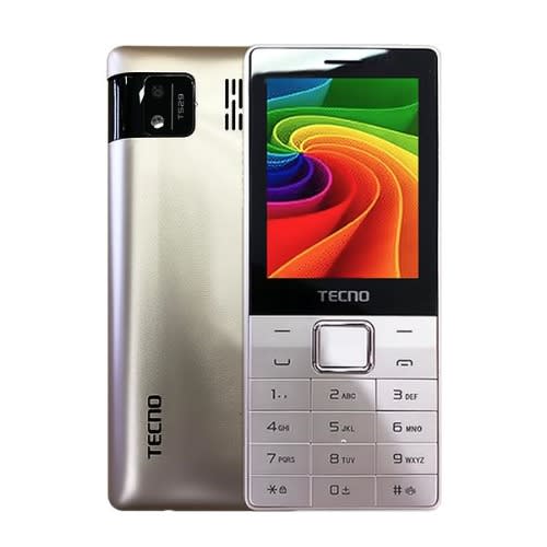 T529 - Dual Sim Feature -  2.8 LCD Screen - 2500mAh-  16MB ROM+ 8MB RAM - Champagne Gold