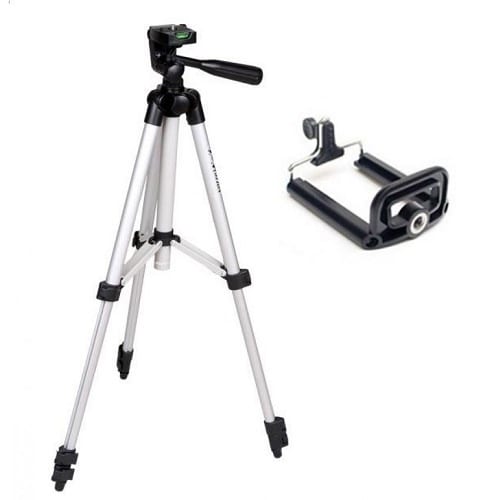 Video Camera Camcorder Tripod with Phone Holder