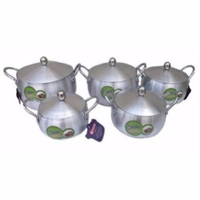 Belly-Shaped Pots - 5 Pieces