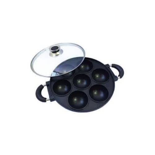 Non Stick Masa Cake Pan With Lid - 7 Holes - 24 cm