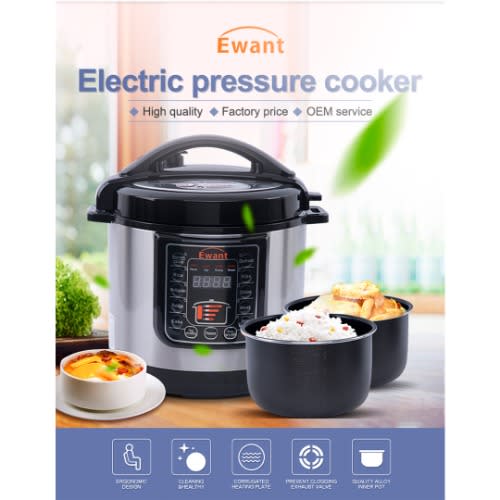 Ewant Digital Pressure Cooker - 6L -1000W