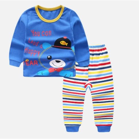 Kid Boys Pyjamas - Blue Bear