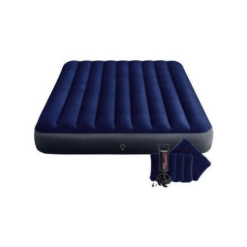 Inflatable 10in 2-Person Sleeper Air Mattress + Pump & Two Pillows