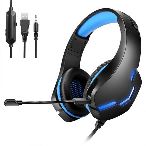 J10 Gaming Headset With Microphone LED Light For Xbox One, PS4, PC Computer, PS Vita, IOS Device, Android Device