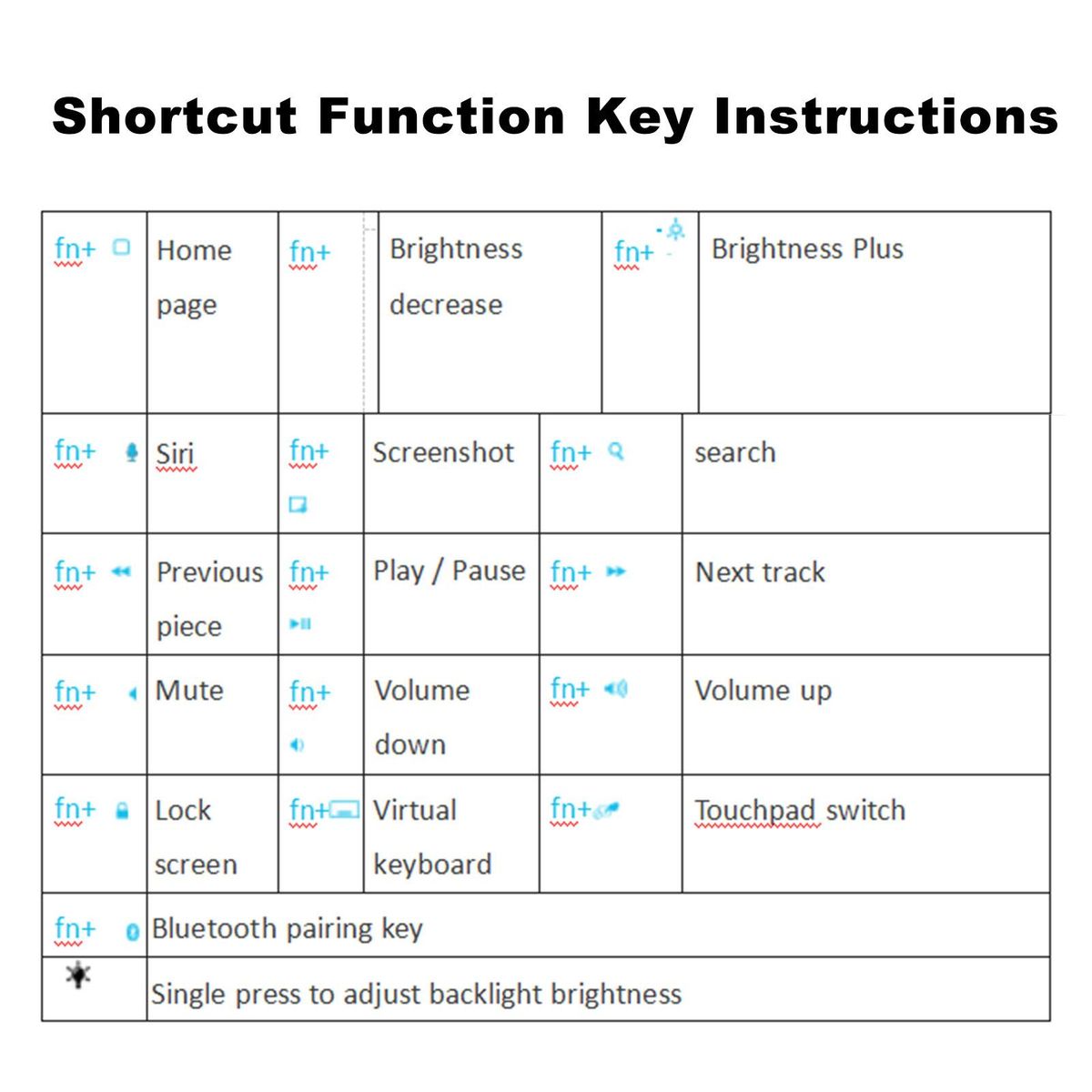 Magic Keyboard Multi-functional Trackpad Backlit Wireless BT Connection Long Battery Life Full Protection Suitable for 12.9 inch iPad Keyboard