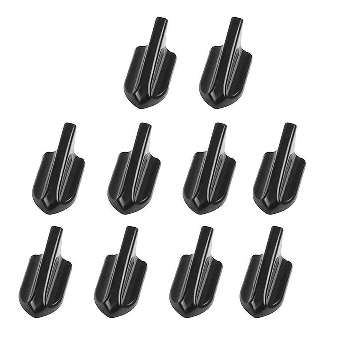 10pcs Universal Fit Black   Shark Fin Spoiler Wing Roof Trunk