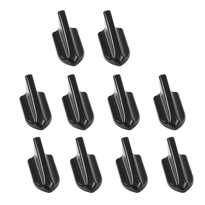 10pcs Universal Fit Black   Shark Fin Spoiler Wing Roof Trunk