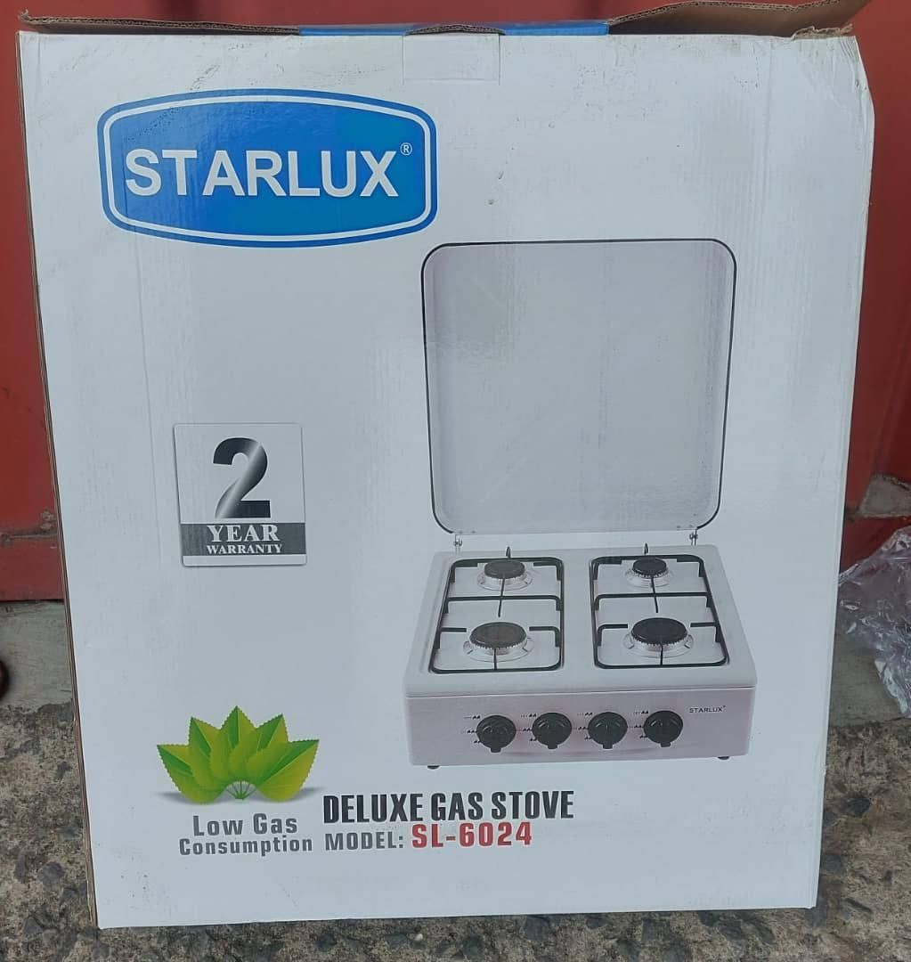 Starlux Deluxe 4 Burner Counter Top Gas Cooker