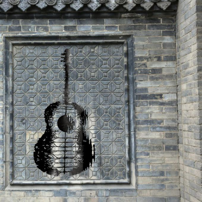 Wall Art Black Art Crafts Music Studio