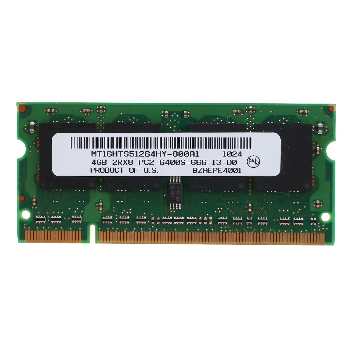 4GB DDR2 Laptop Ram 800Mhz PC2 6400 SODIMM 2RX8 200 Pins