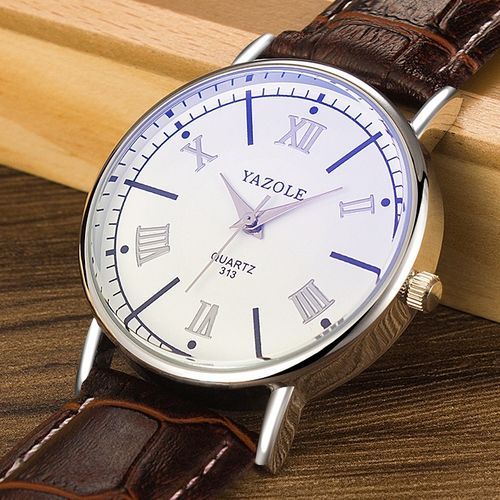 Top Luxury Brand Watch Famous Fashion Sports Cool Men Quartz Watches Wristwatch Gift For Male YZL313-A-Brown