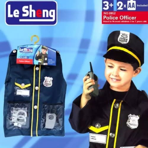 ABC Police Officer Role Play Costume Set