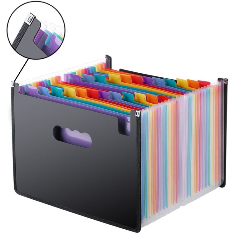 A4 Organ Expanding Colored File Folder