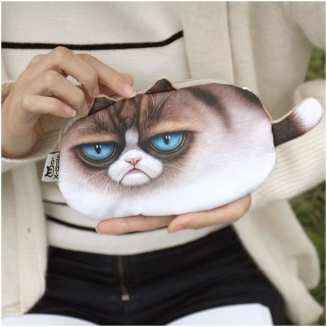 Cute 3D Plush Pencils Case