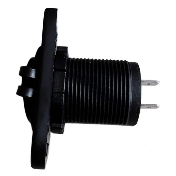 12V Dual USB  Harger Power So Ket Outlet Plug Panel Mount Boat Tru K Auto-black