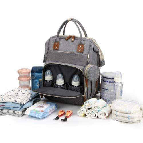 Waterproof Diaper Bag/Backpack With USB Charging Port