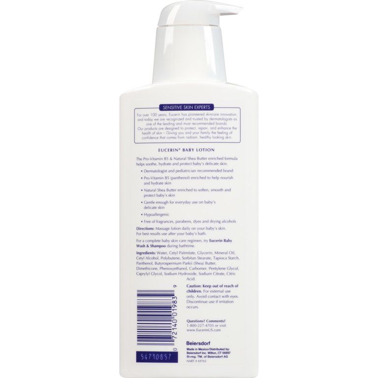 Baby Body, Unscented Baby Lotion, 13.5 Fl Oz Pump Bottle