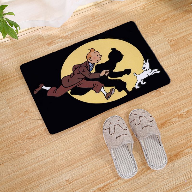 Cartoon Tintin Adventure Car Horse Nostalgic Home