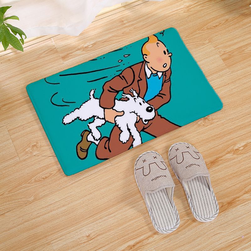 Cartoon Tintin Adventure Car Horse Nostalgic Home