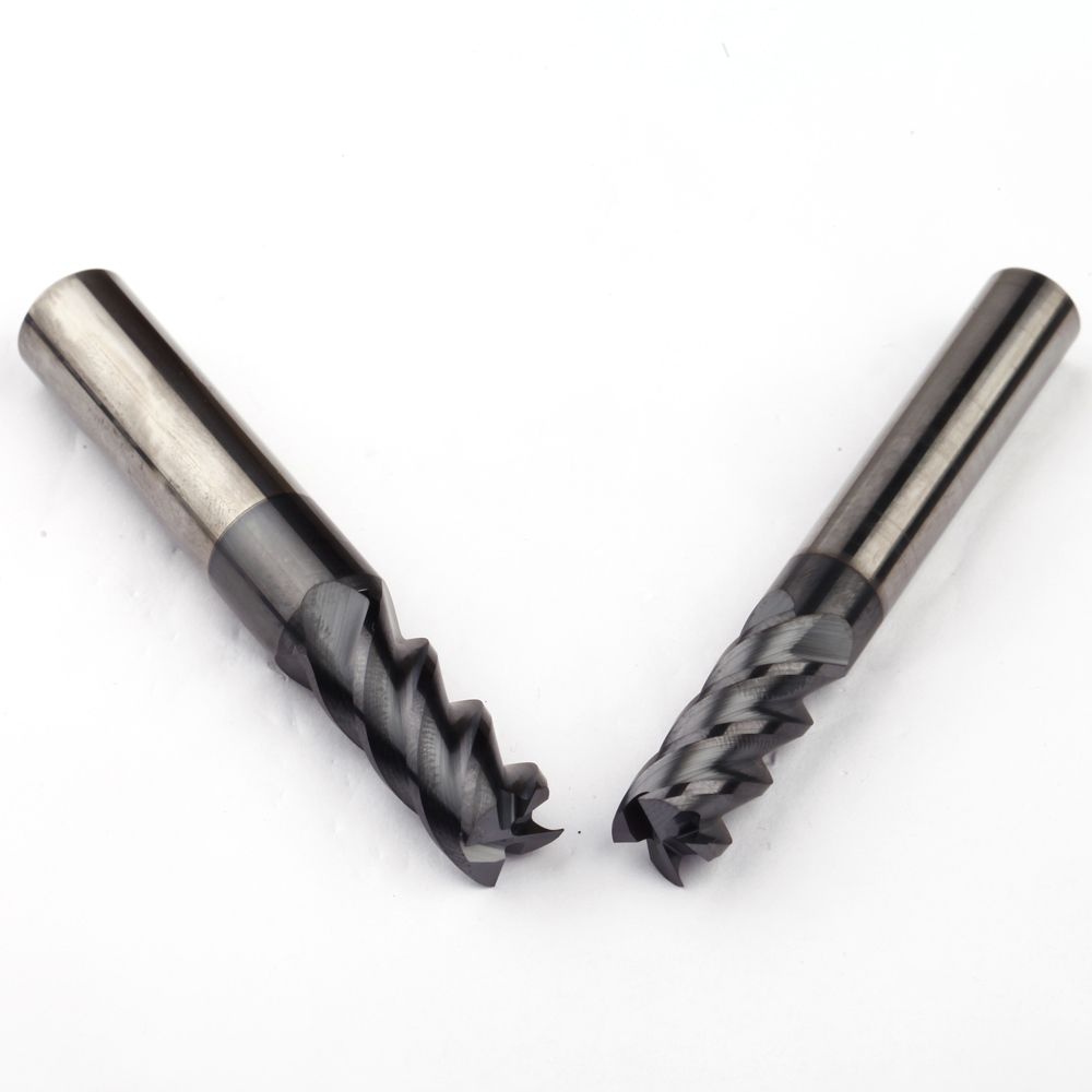 C445 040 D  25 050 S D Cutting 4 Flute End Mills Metal Key Seat Face Router Bit Carbide Milling Cutter Tungsten