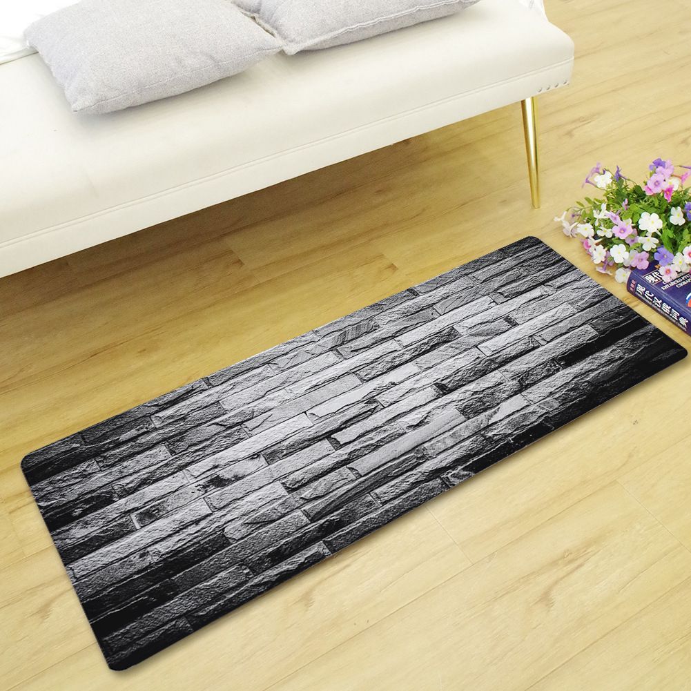 3d Wood Grain Printed Outdoor Door Mat Welcome Rug