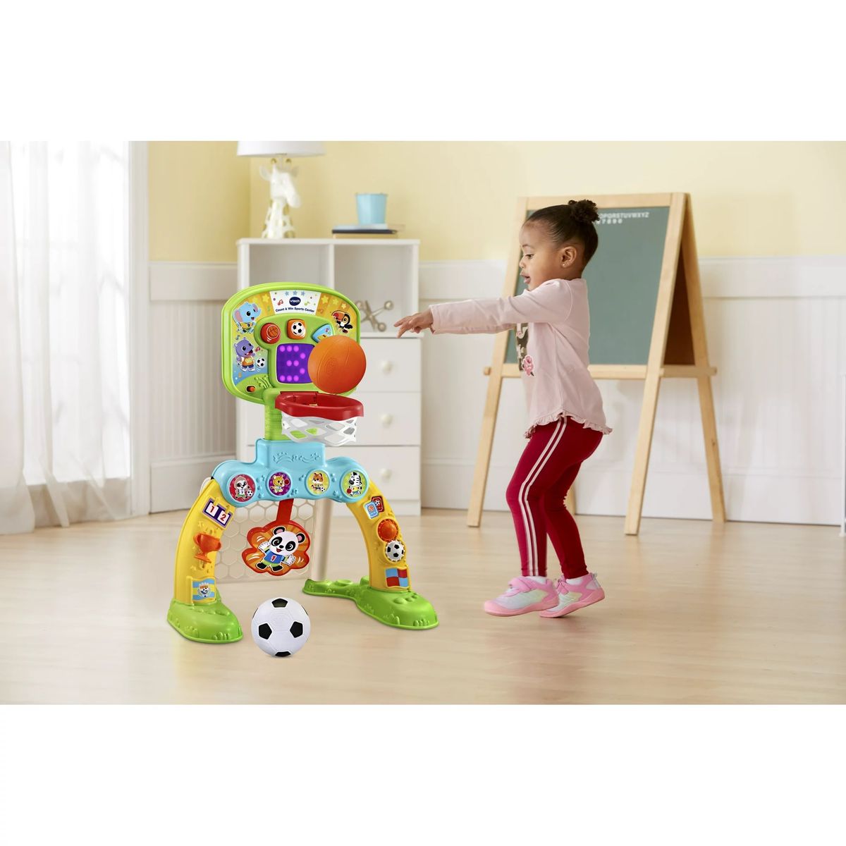Count And Win Sports Center Toddler Basketball And Soccer Smart Toy