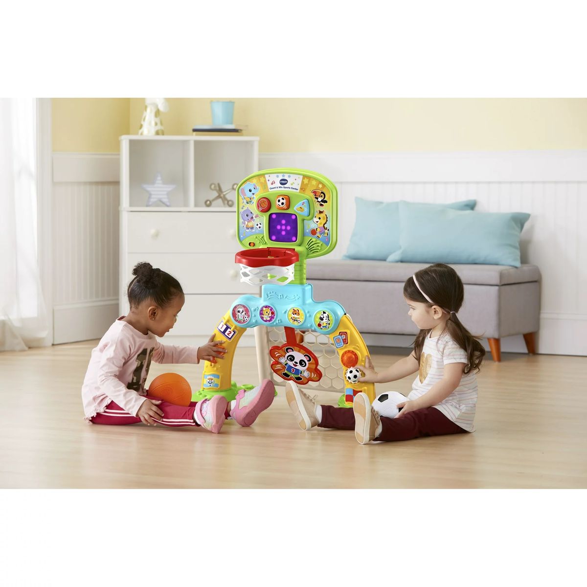 Count And Win Sports Center Toddler Basketball And Soccer Smart Toy