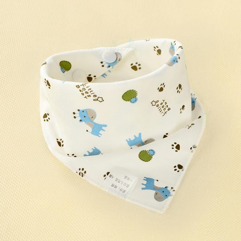 4PCS Baby Bibs Boy Girl Bandana Water Absorb Bib