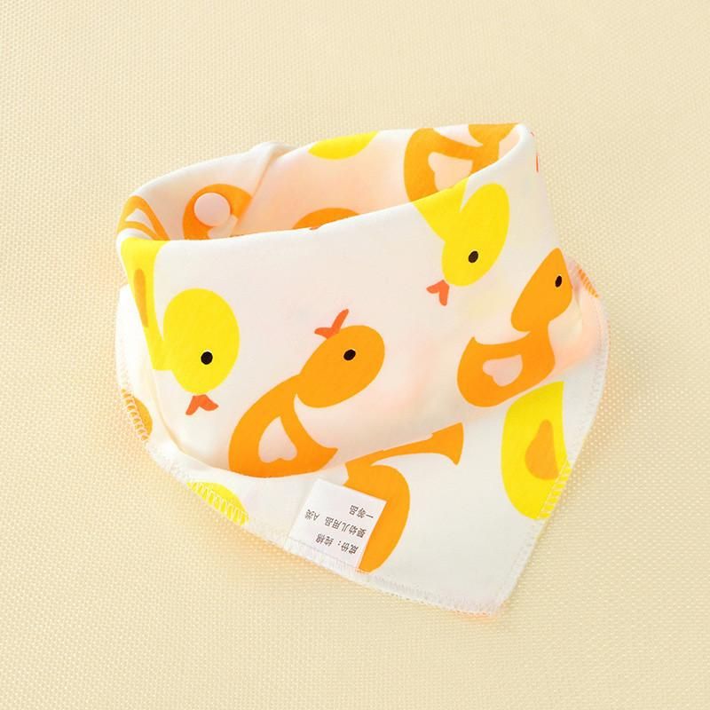 4PCS Baby Bibs Boy Girl Bandana Water Absorb Bib