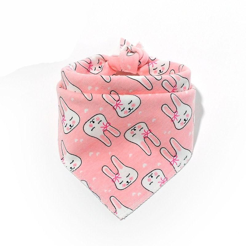 4PCS Baby Feeding Apron Triangle Cute Baby Bibs