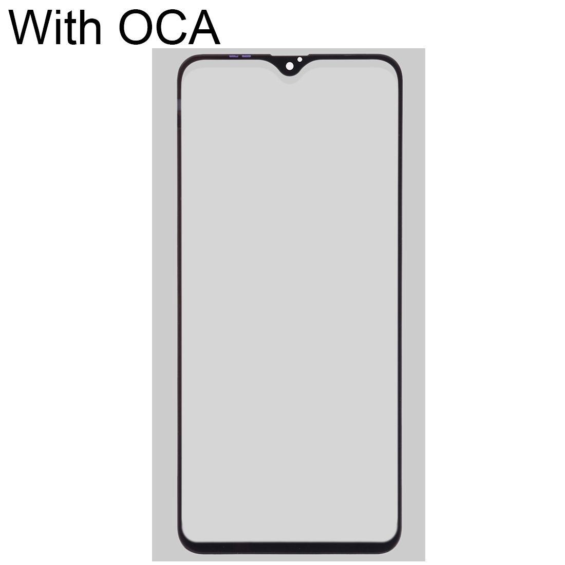 Front Screen Outer Glass Lens With OCA Optically Clear Adhesive For Xiaomi Redmi Note 8 Pro
