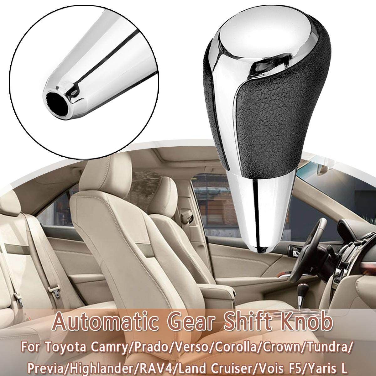 Matte/Gloss Gear Knob For Toyota Camry/Prado/Verso/Corolla/Crown/Tundra/Previa/Highlander Black