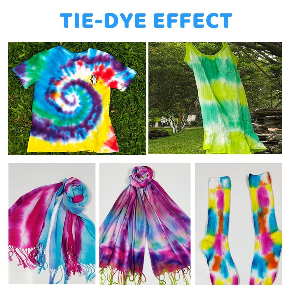 High Quality Tie-Dye Kit Dyes Bottles Non-toxic DIY Clothing Graffiti Fabric DIY Fashion Dye Kit For Kids