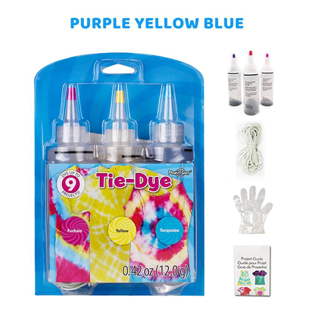 High Quality Tie-Dye Kit Dyes Bottles Non-toxic DIY Clothing Graffiti Fabric DIY Fashion Dye Kit For Kids