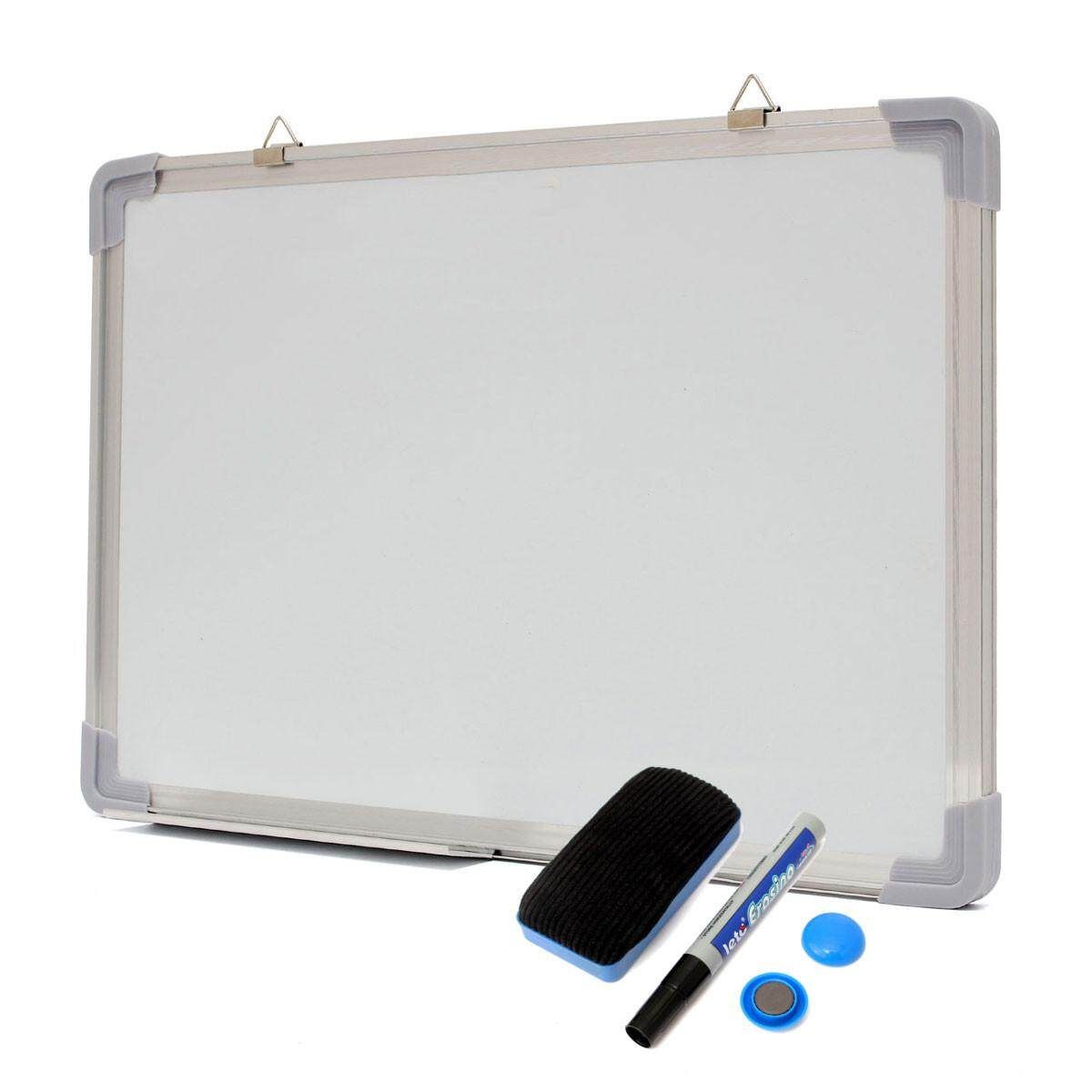 Magnetic Dry Wipe Whiteboard Notice Drawing Board 4 Sizes & Eraser+Tripod Stand