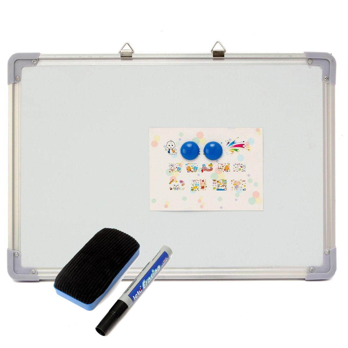Magnetic Dry Wipe Whiteboard Notice Drawing Board 4 Sizes & Eraser+Tripod Stand