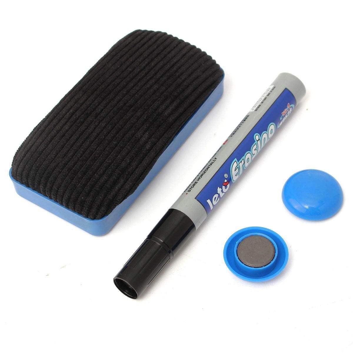 Magnetic Dry Wipe Whiteboard Notice Drawing Board 4 Sizes & Eraser+Tripod Stand