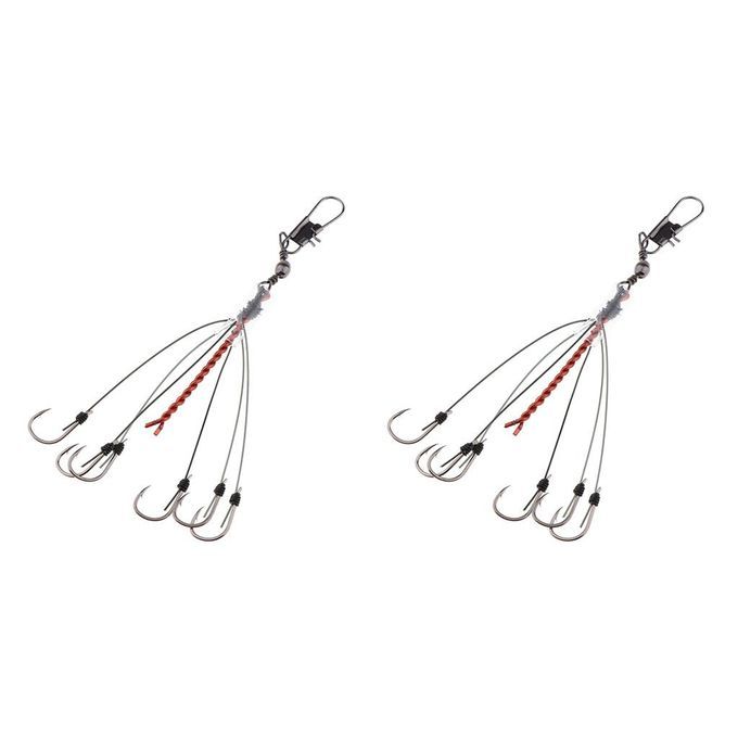 2 Set High Carbon Steel  Explosion Hook Fishhooks 5