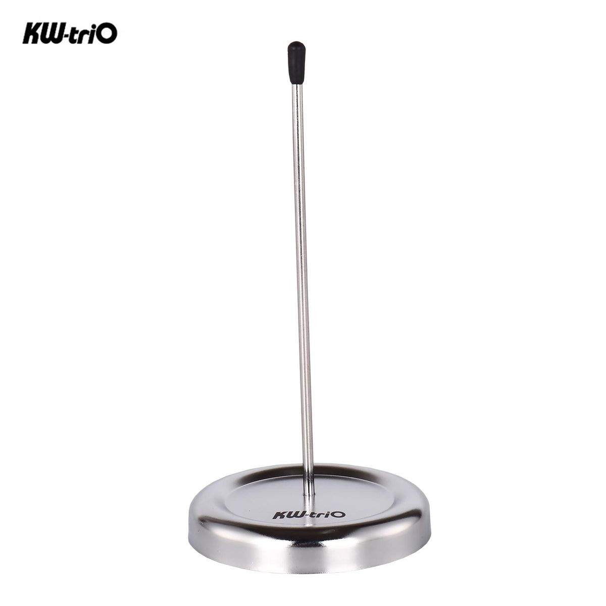 KW-trio All Metal Straight Rod Desk Receipt Holder Spike Stick Bill Notes Paper Memo Fork Check Spindle Restaurant Ticket Holder with Protective Cover