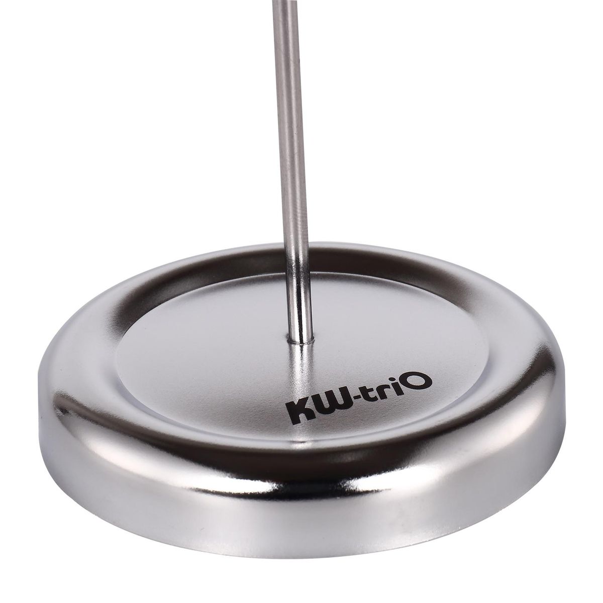KW-trio All Metal Straight Rod Desk Receipt Holder Spike Stick Bill Notes Paper Memo Fork Check Spindle Restaurant Ticket Holder with Protective Cover