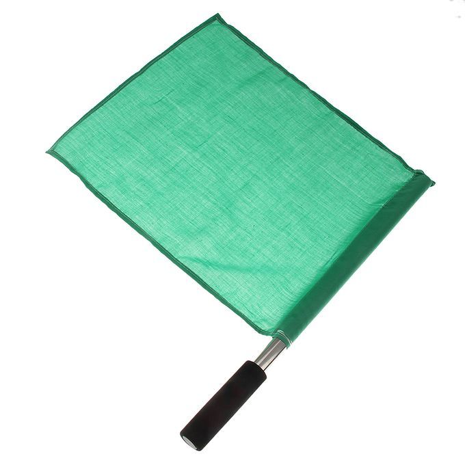 Referee Football Soccer Hocky Lineman Flag Hand Flag Competition Green
